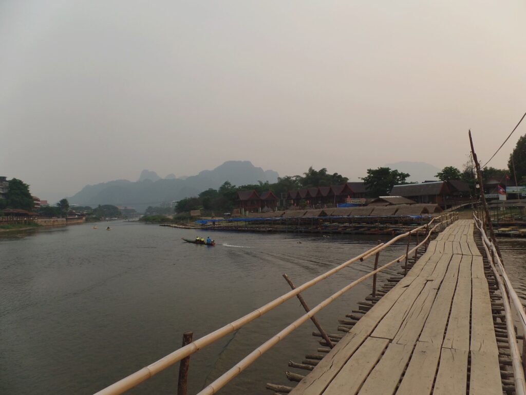 NamSong River in Vang Veing